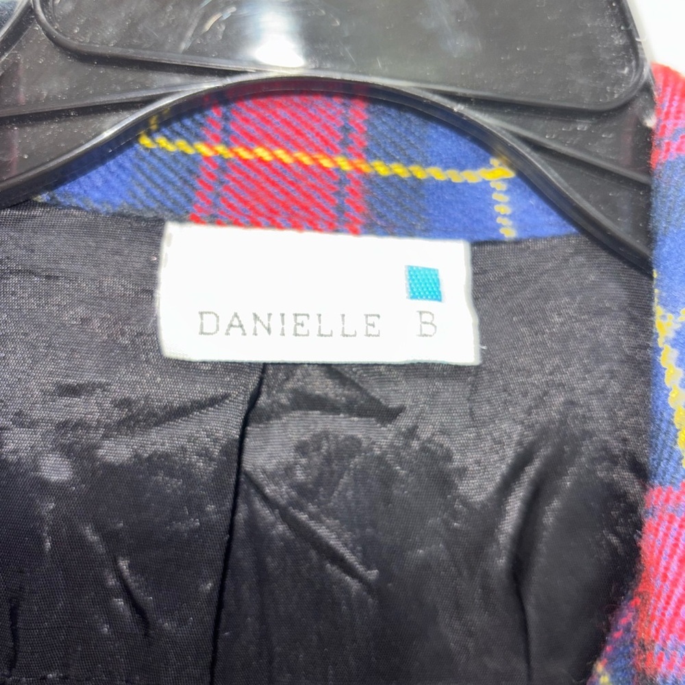 Vintage Danielle B Plaid Women's Blazer| Size Large - Picture 2 of 4